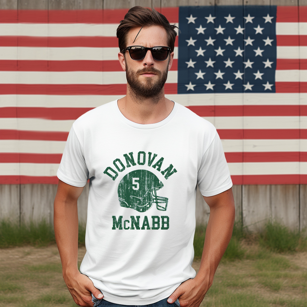 Football Helmet Donovan McNabb Vintage Shirt