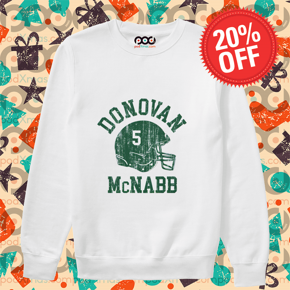 Football Helmet Donovan McNabb Vintage Shirt