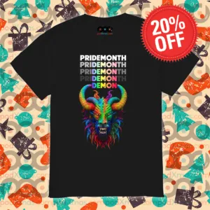 Goat Pridemonth Demon 2024 Colorful Shirt