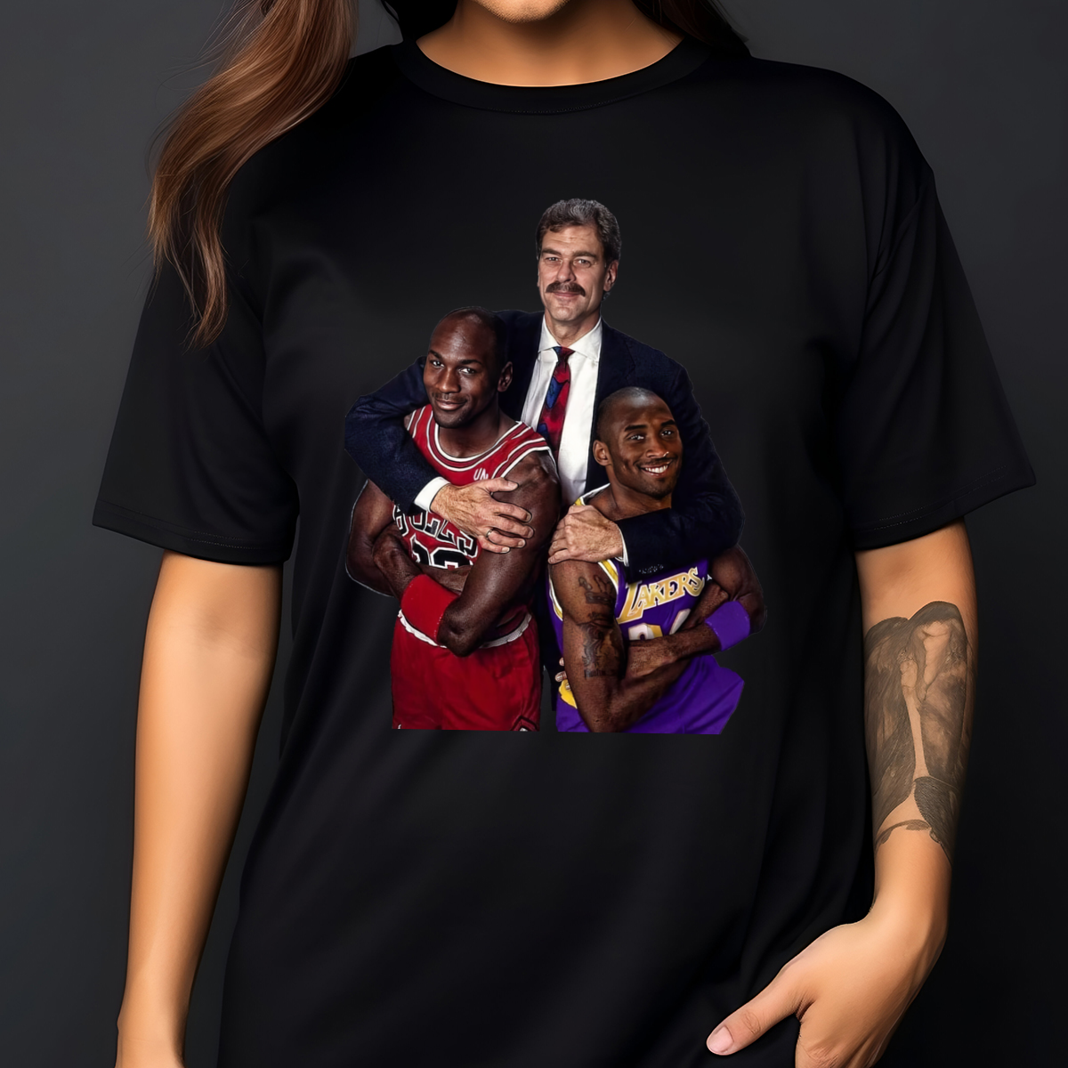 Lebron James And Michael Jordan Photoshoot 2024 Shirt-faceai