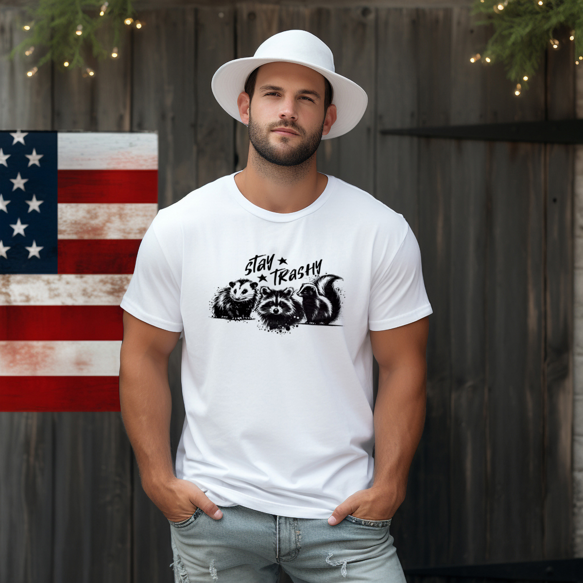 Opossum Racoon Squirrel Stay Trashy 2024 Shirt