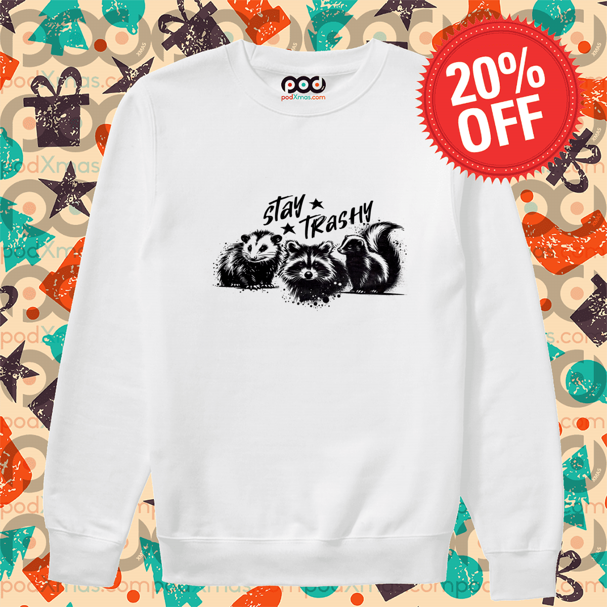 Opossum Racoon Squirrel Stay Trashy 2024 Shirt