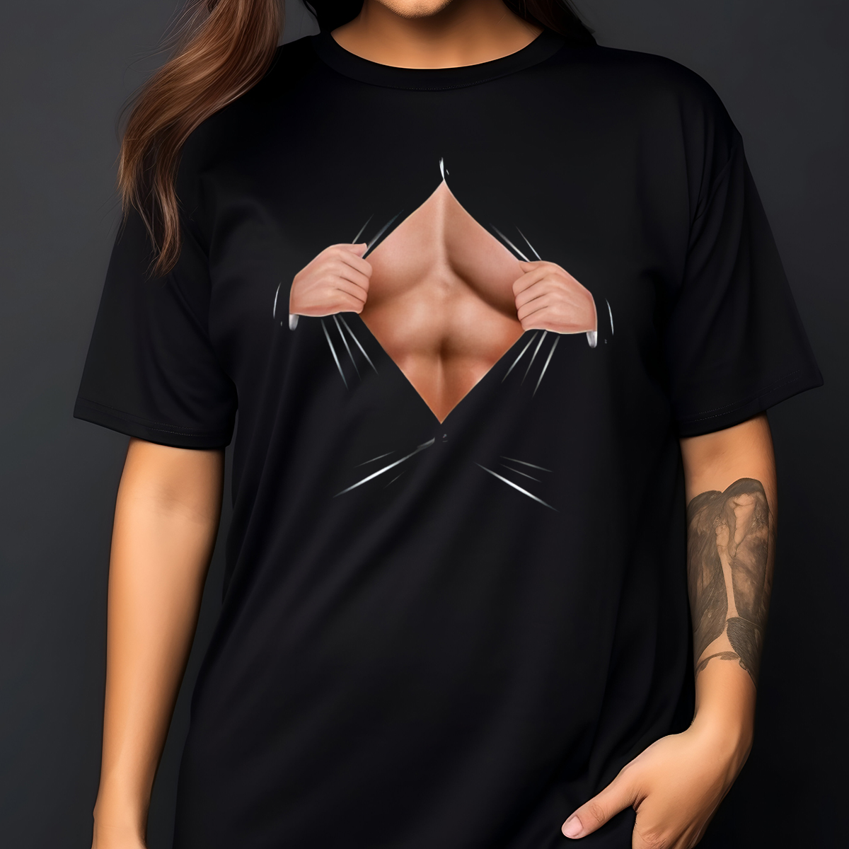 Ripped Six Pack Muscles Shirt