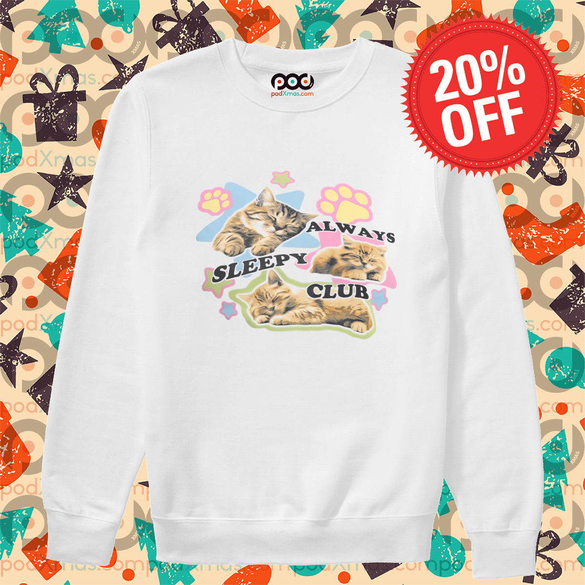 Sweet Kitty Always Sleep Club Shirt