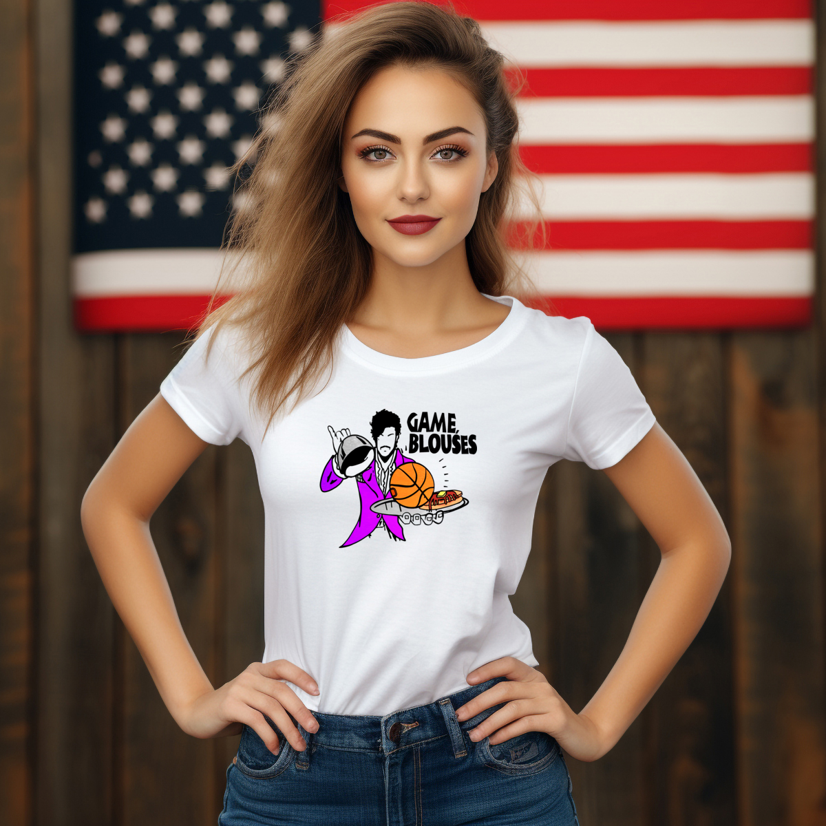 Waiter Basketball Game Blouses 2024 Shirt