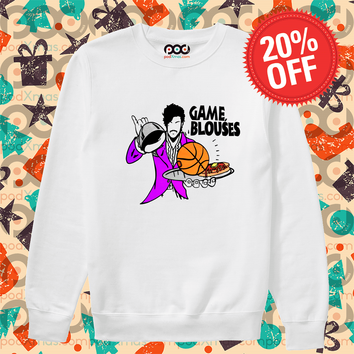 Waiter Basketball Game Blouses 2024 Shirt