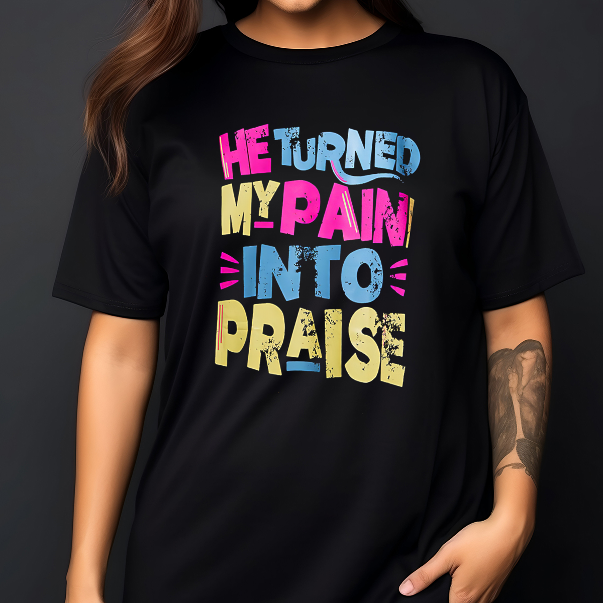 He Turned My Pain Into Praise Vintage Shirt