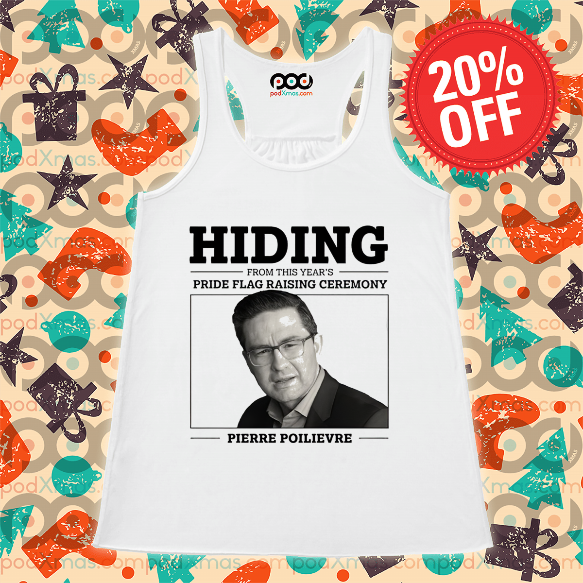 Hiding From This Year's Pride Flag Raising Ceremony Pierre Poilievre Shirt