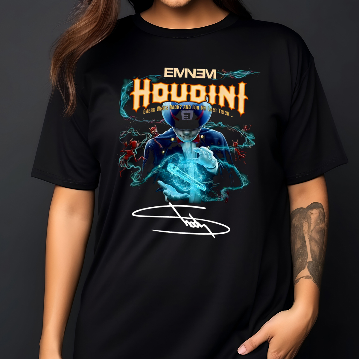 Eminem Houdini Guess Who's Back And For My Last Trick Signature 2024 Shirt