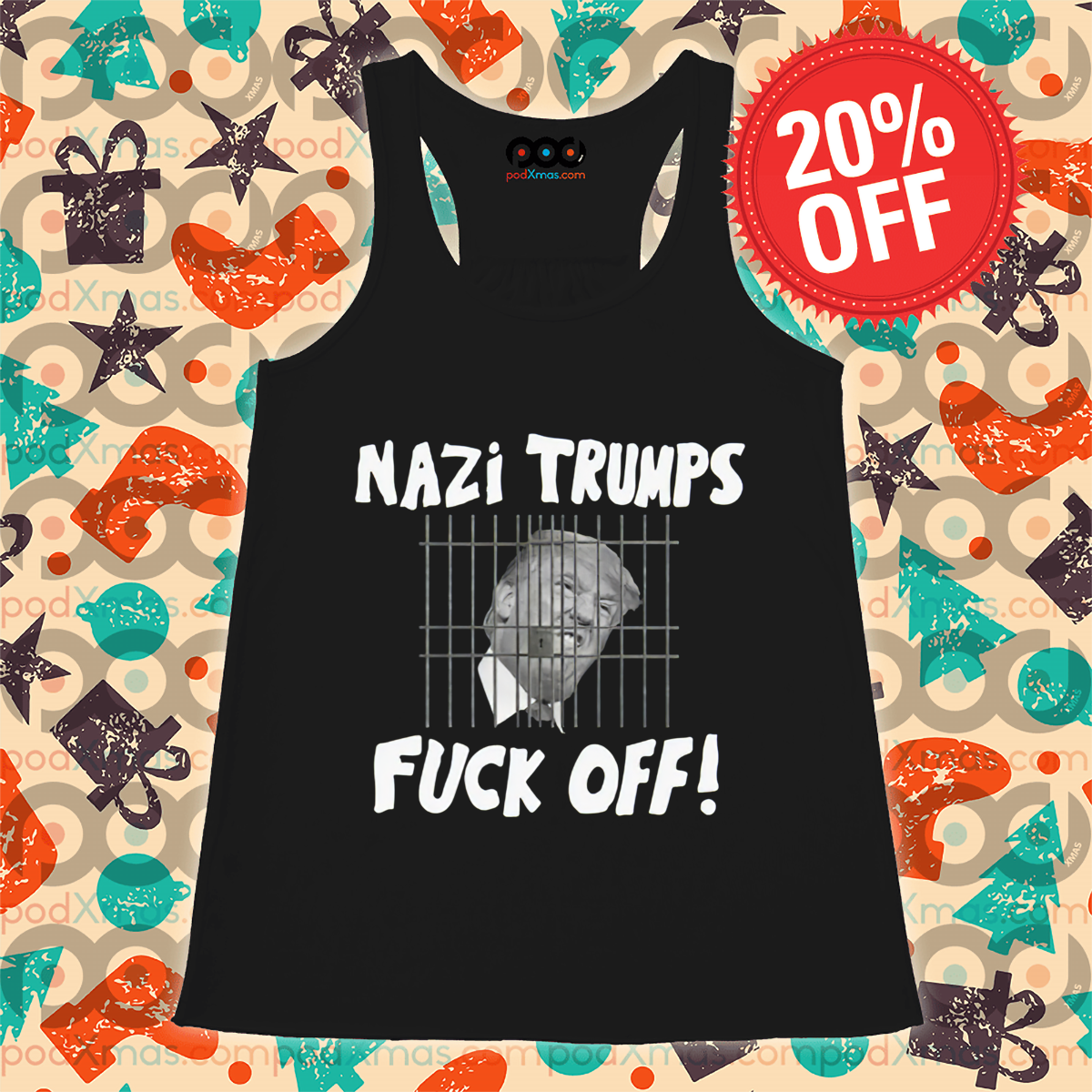 Donald Trump Nazi Trumps Fuck Off Shirt