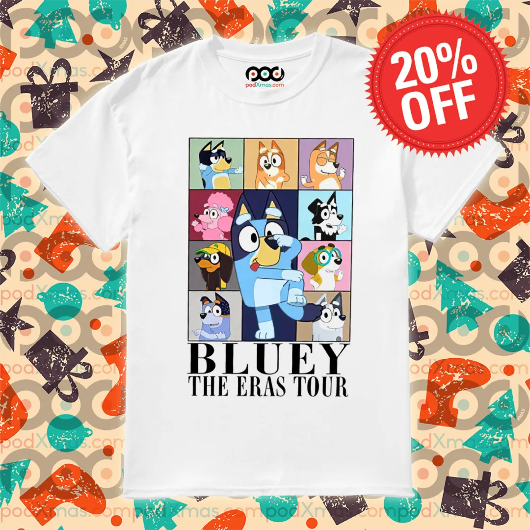 Bluey The Eras Tour 2024 Shirt