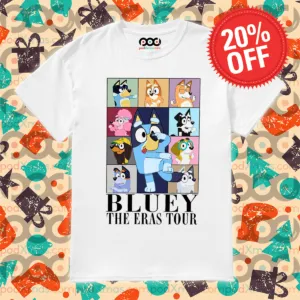 Bluey The Eras Tour 2024 Shirt
