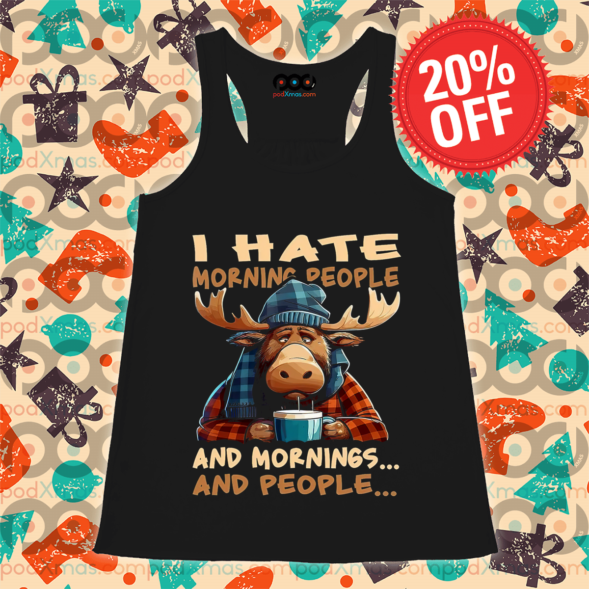Cow I Hate Morning People And Mornings And People Shirt