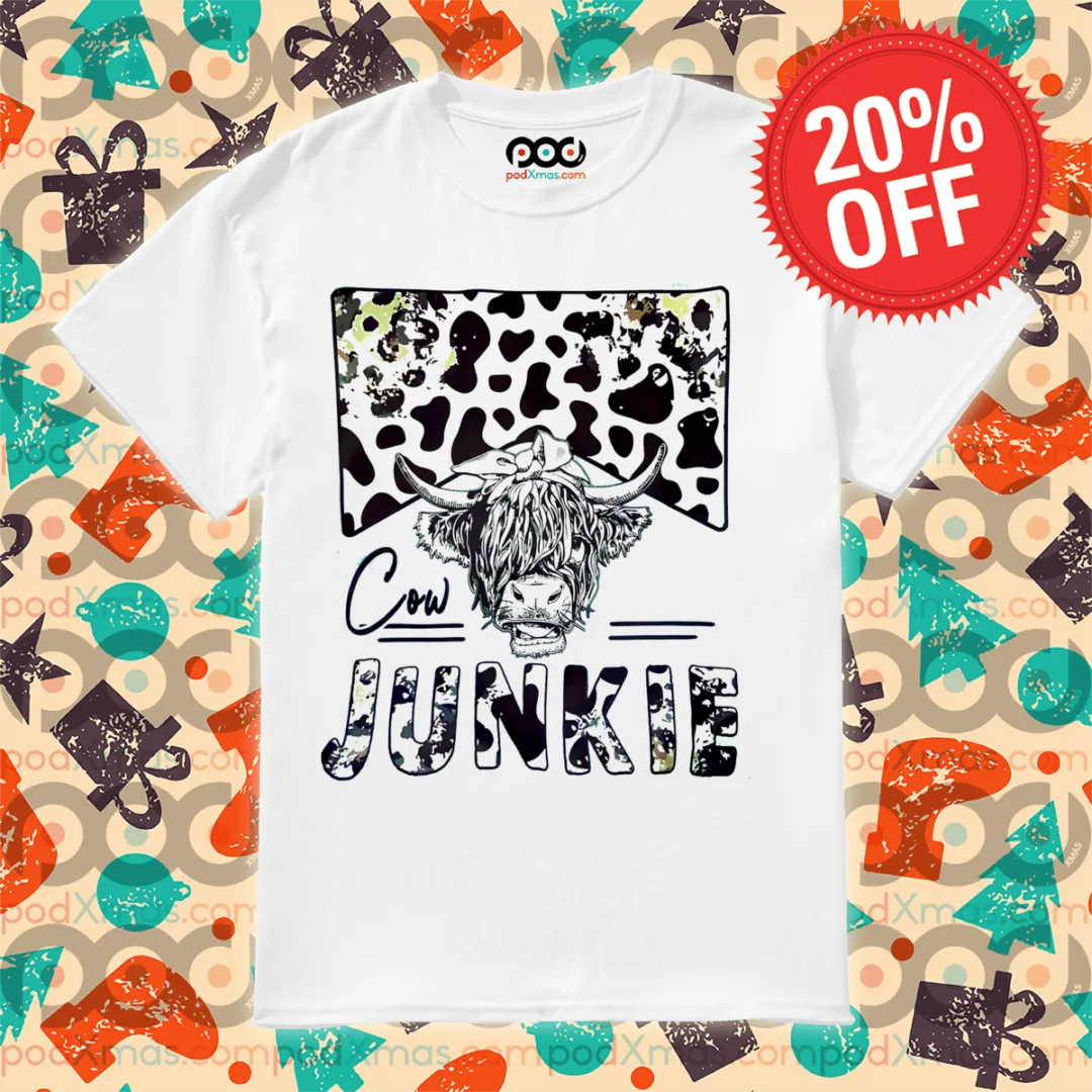 Cow Junkie Leopard Vintage Shirt
