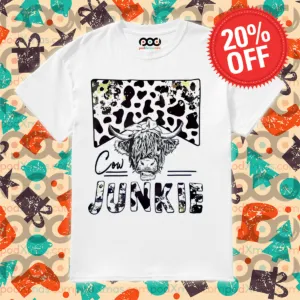 Cow Junkie Leopard Vintage Shirt