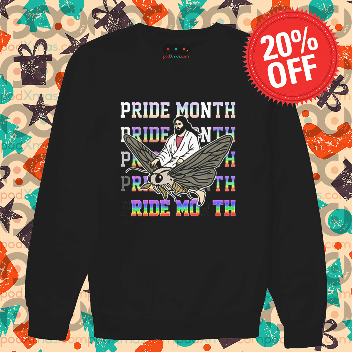 Jesus Ride Bee Ride Moth Pride Month Shirt