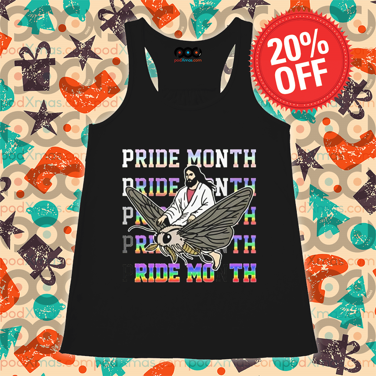 Jesus Ride Bee Ride Moth Pride Month Shirt