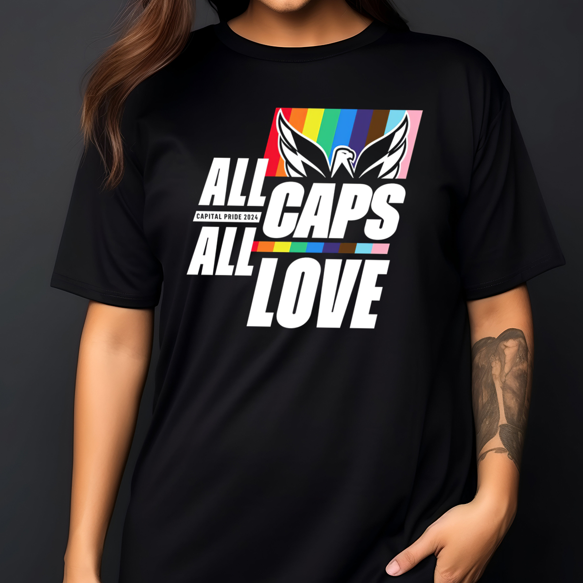 LGBTQ All Caps All Love Pride Month 2024 Shirt LGBTQ All Caps All Love Pride Month 2024 Shirt