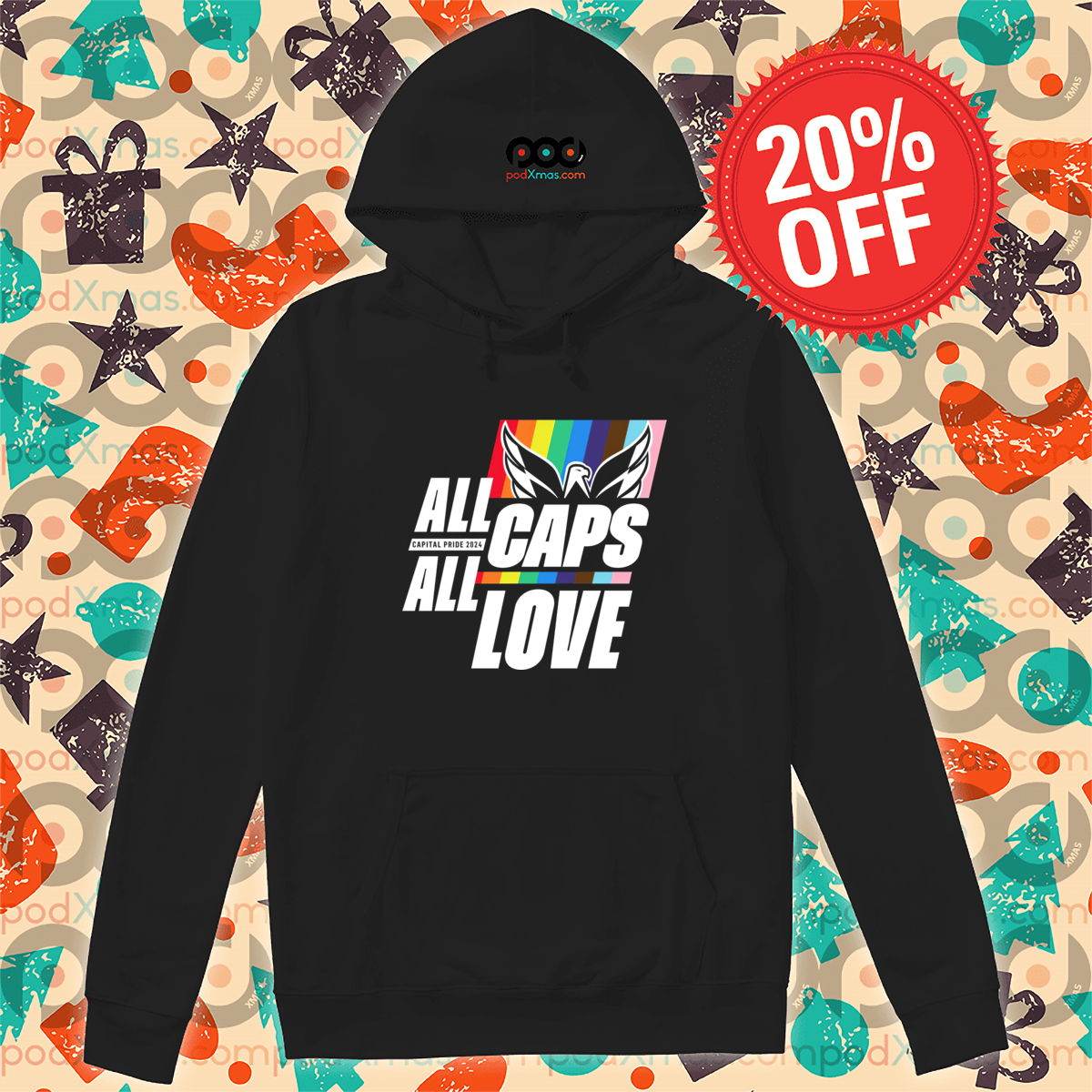 LGBTQ All Caps All Love Pride Month 2024 Shirt LGBTQ All Caps All Love Pride Month 2024 Shirt