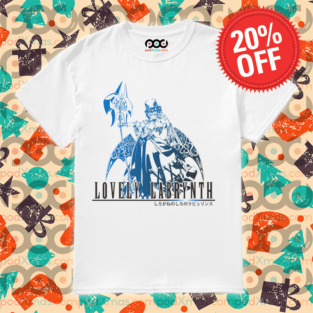 Lovely Labrynth of the Silver Castle in Final Fantasy Shirt