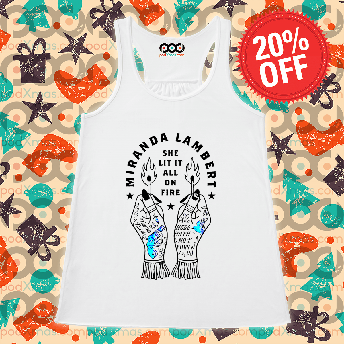 Miranda Lambert She Lit It All On Fire Shirt