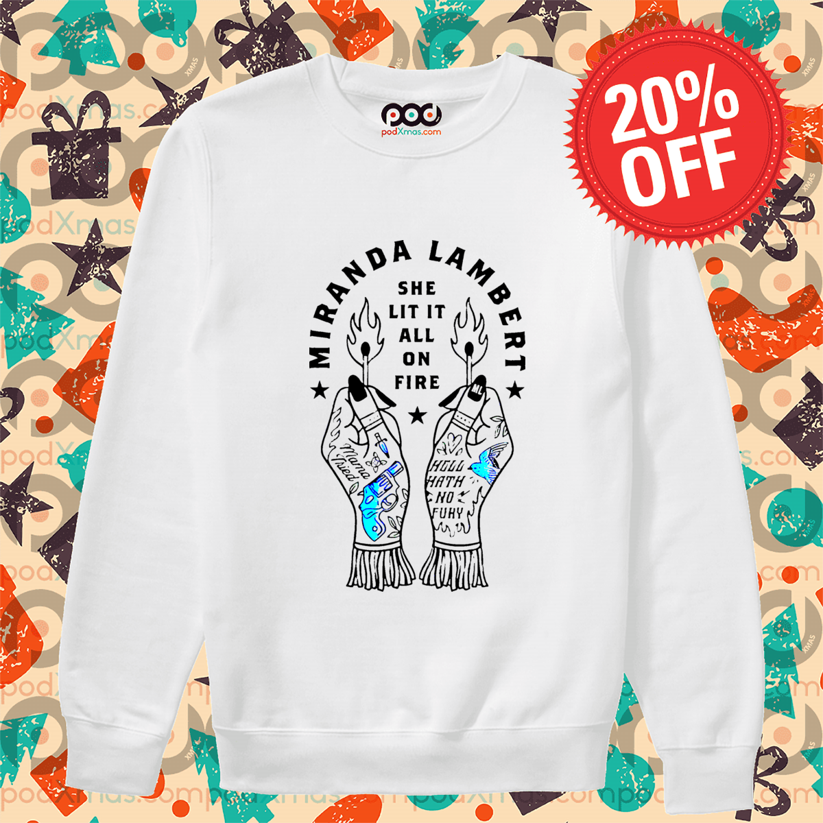 Miranda Lambert She Lit It All On Fire Shirt