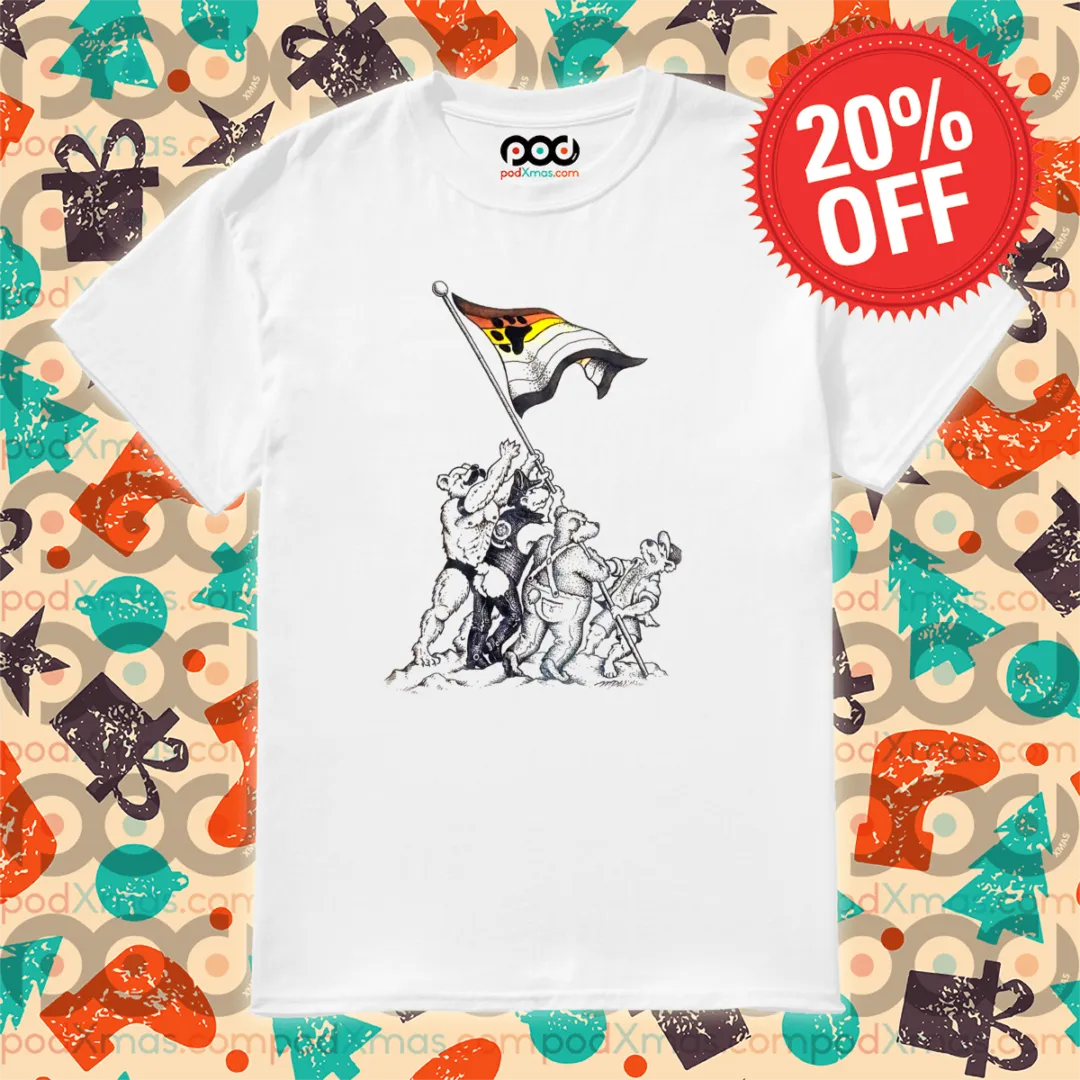 The Bears Joined Hands To Raise The Flag Vintage Shirt
