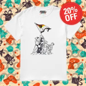 The Bears Joined Hands To Raise The Flag Vintage Shirt
