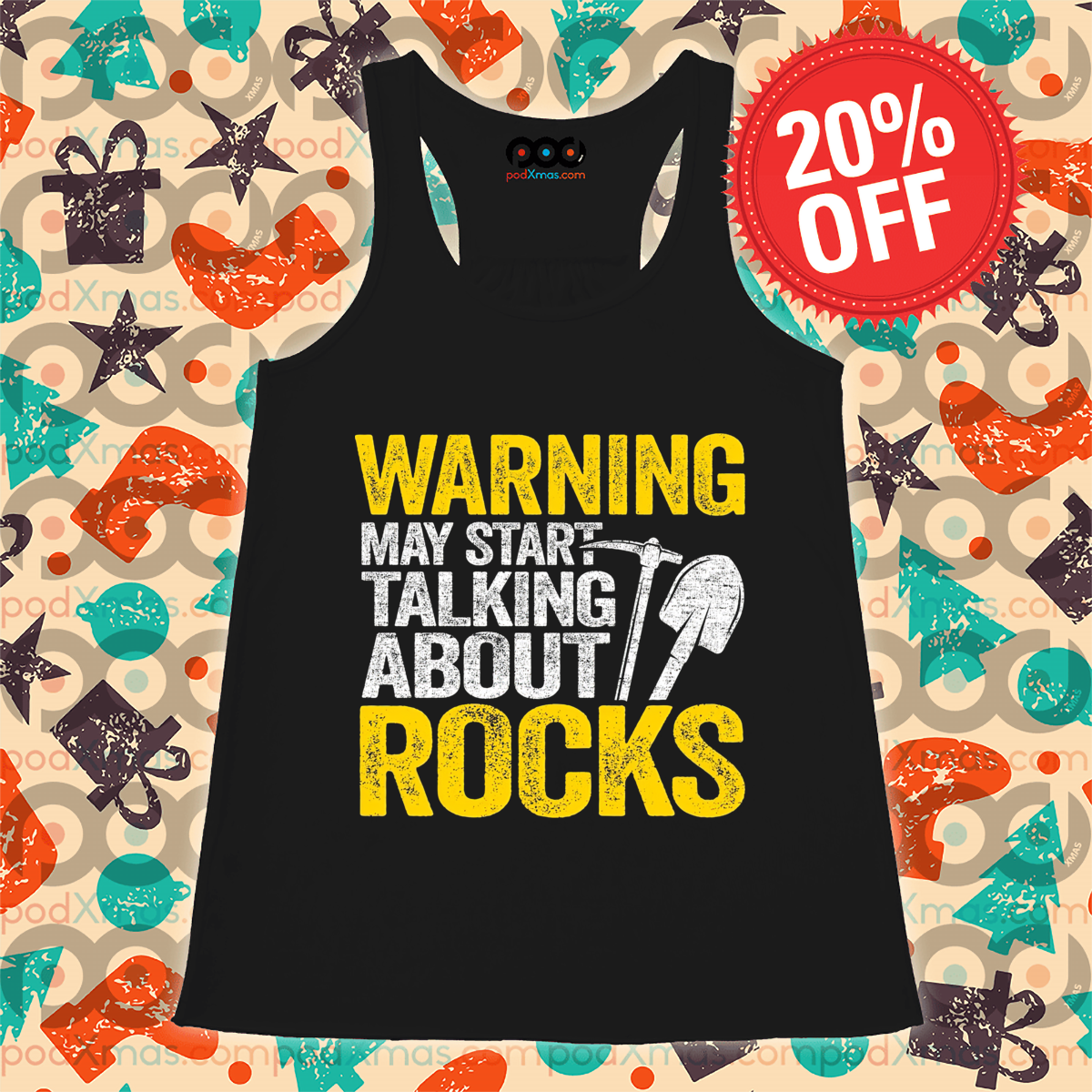 Warning May Start Talking About Rocks Vintage Shirt