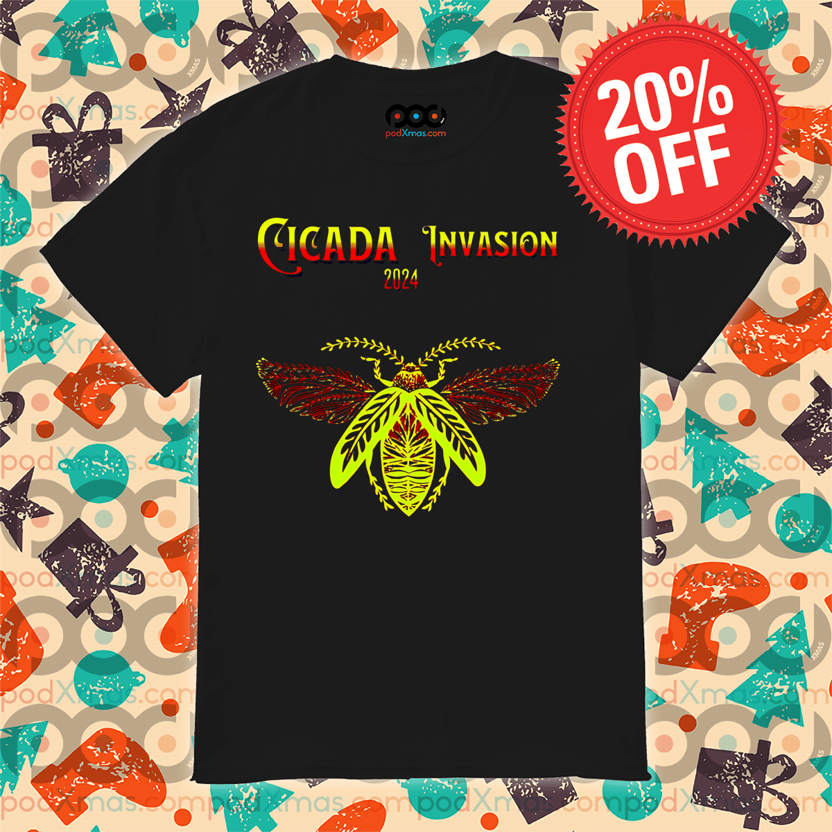 Bee Cicada Invasion 2024 Vintage Shirt