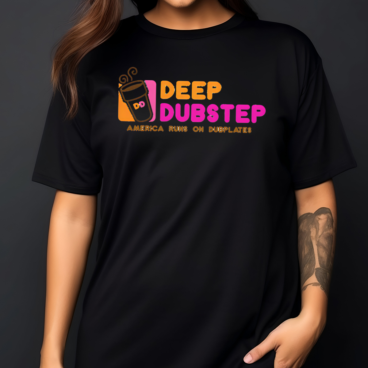 Deep Dubstep America Runs On Dubplates Shirt