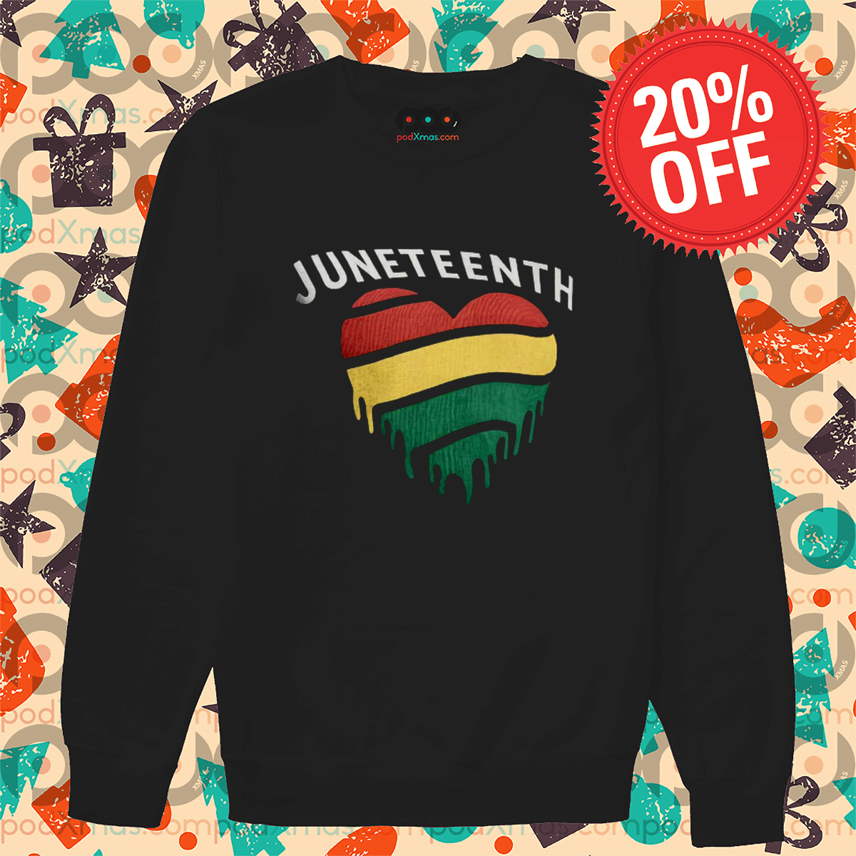 Heart Juneteenth 2024 Shirt