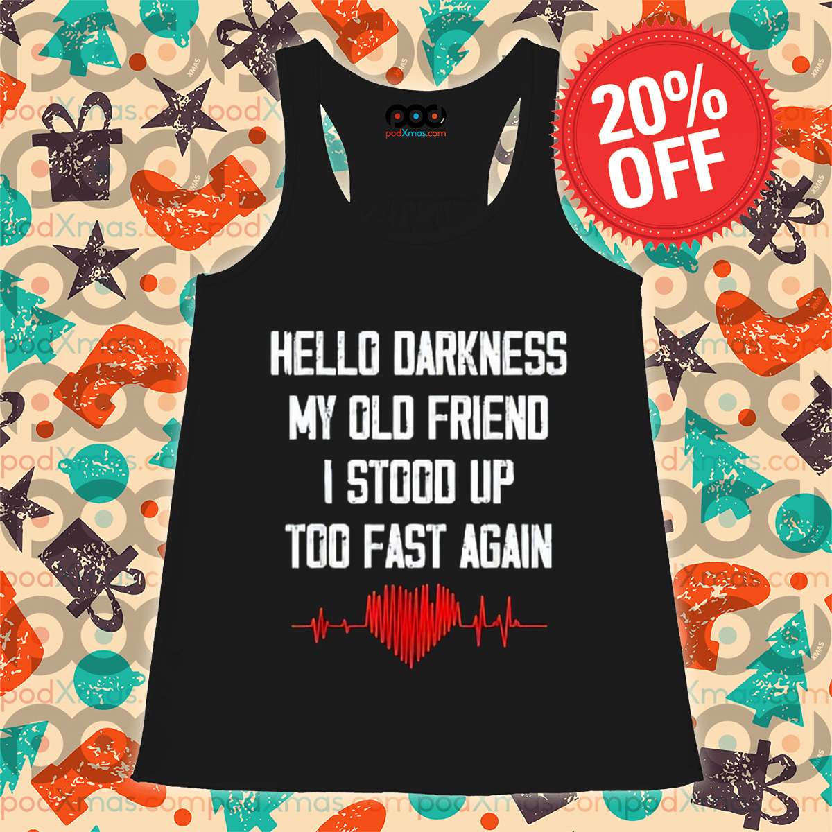 Hello Darkness My Old Friend I Stood Up To Fast Again Shirt