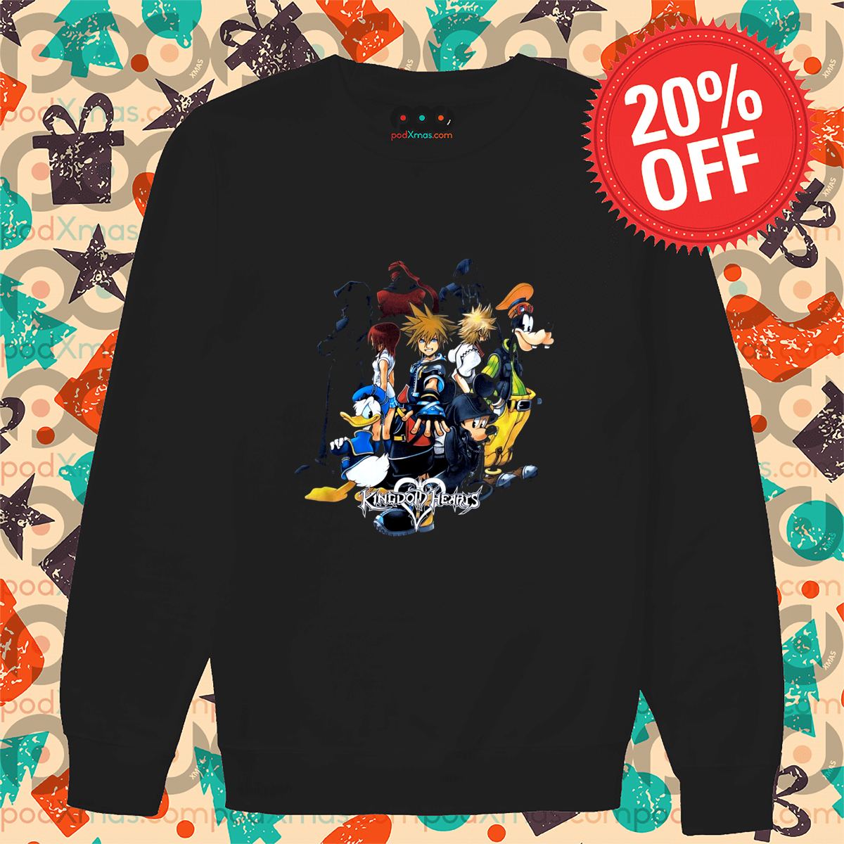 Kingdom Hearts Donald Duck Mickey Goofy 2024 Shirt