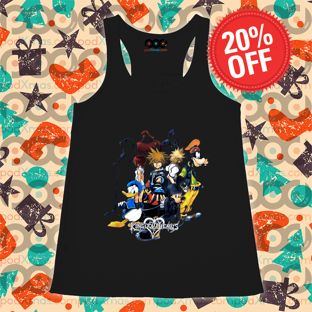 Kingdom Hearts Donald Duck Mickey Goofy 2024 Shirt