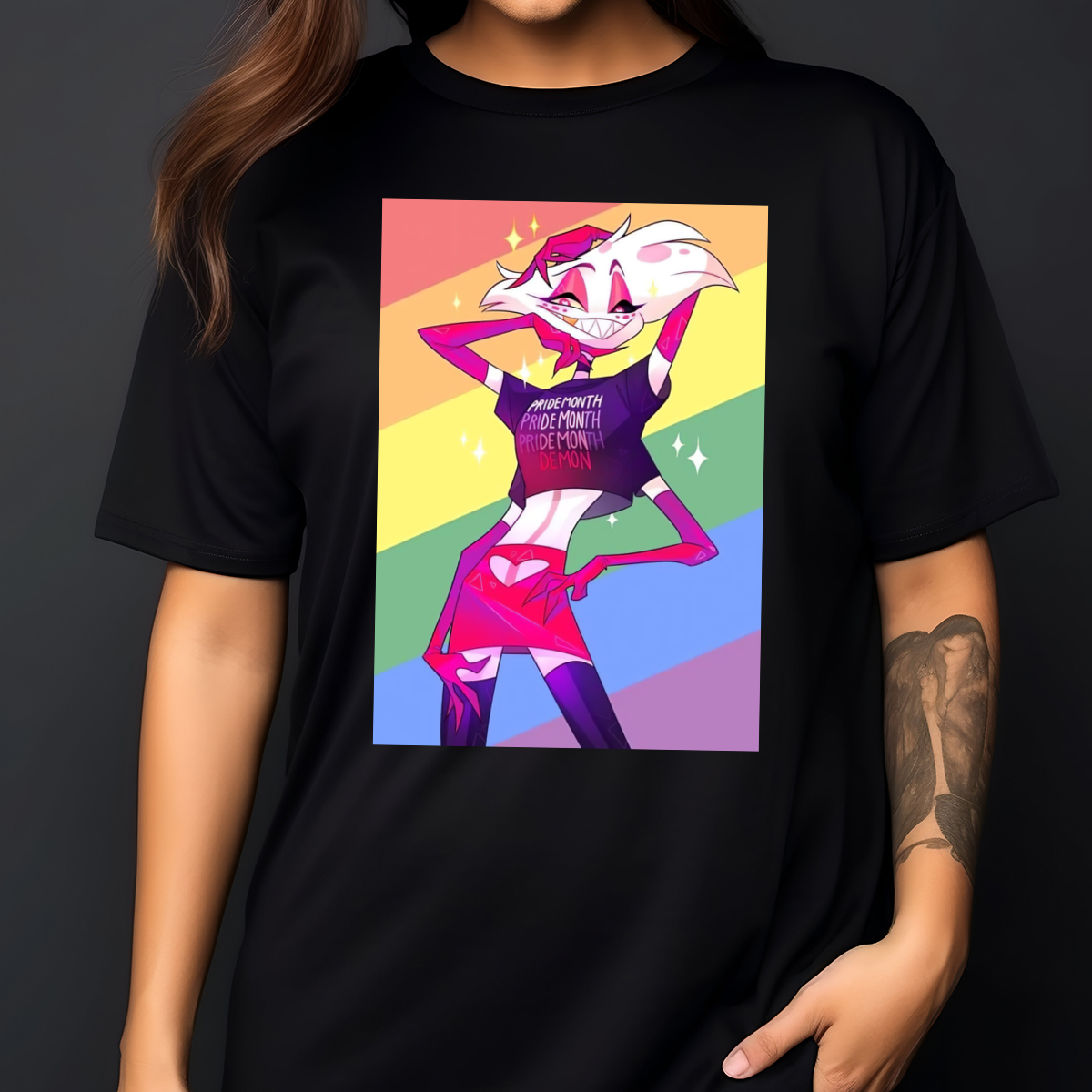 LGBTQ Angel Dust Pride Month Demon 2024 Shirt