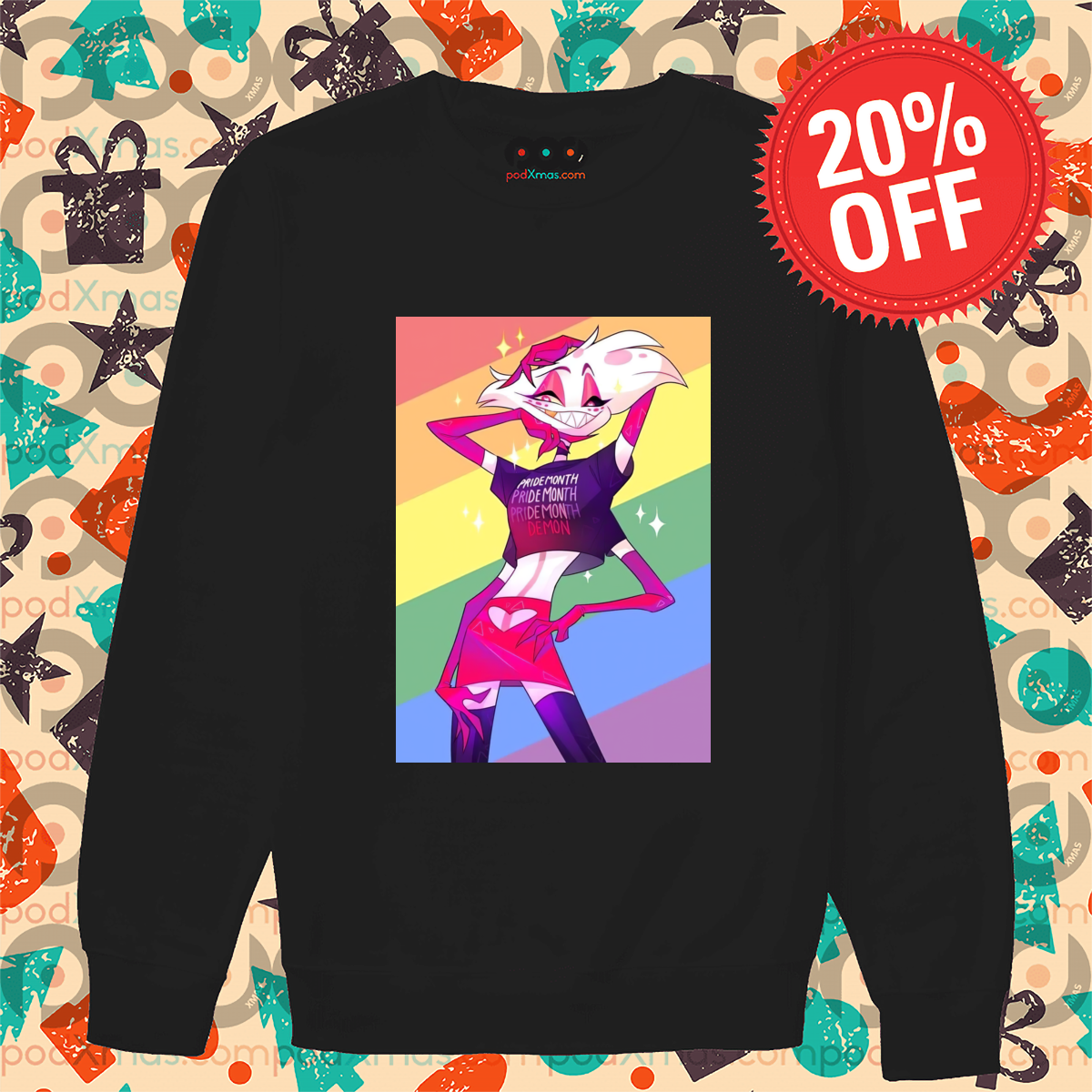 LGBTQ Angel Dust Pride Month Demon 2024 Shirt
