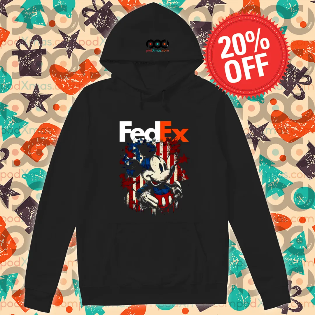 Mickey Fedex American Flag 2024 Shirt