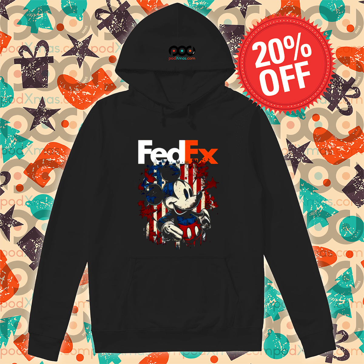 Mickey Fedex American Flag 2024 Shirt