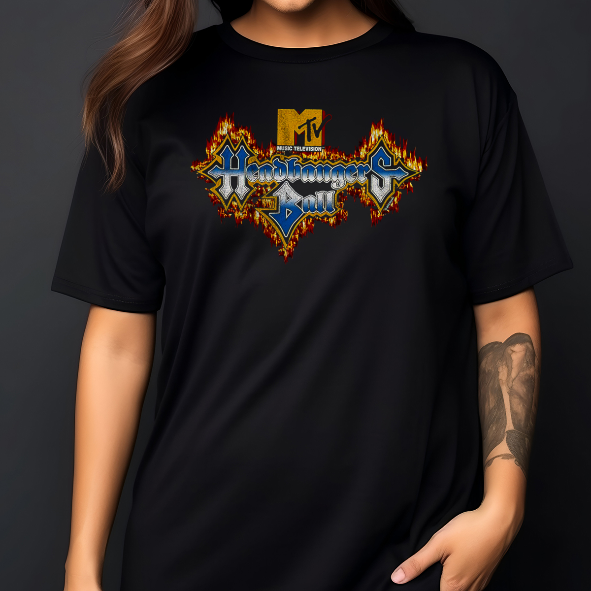 MTV 80s Music Television Headbangers Ball Vintage Shirt