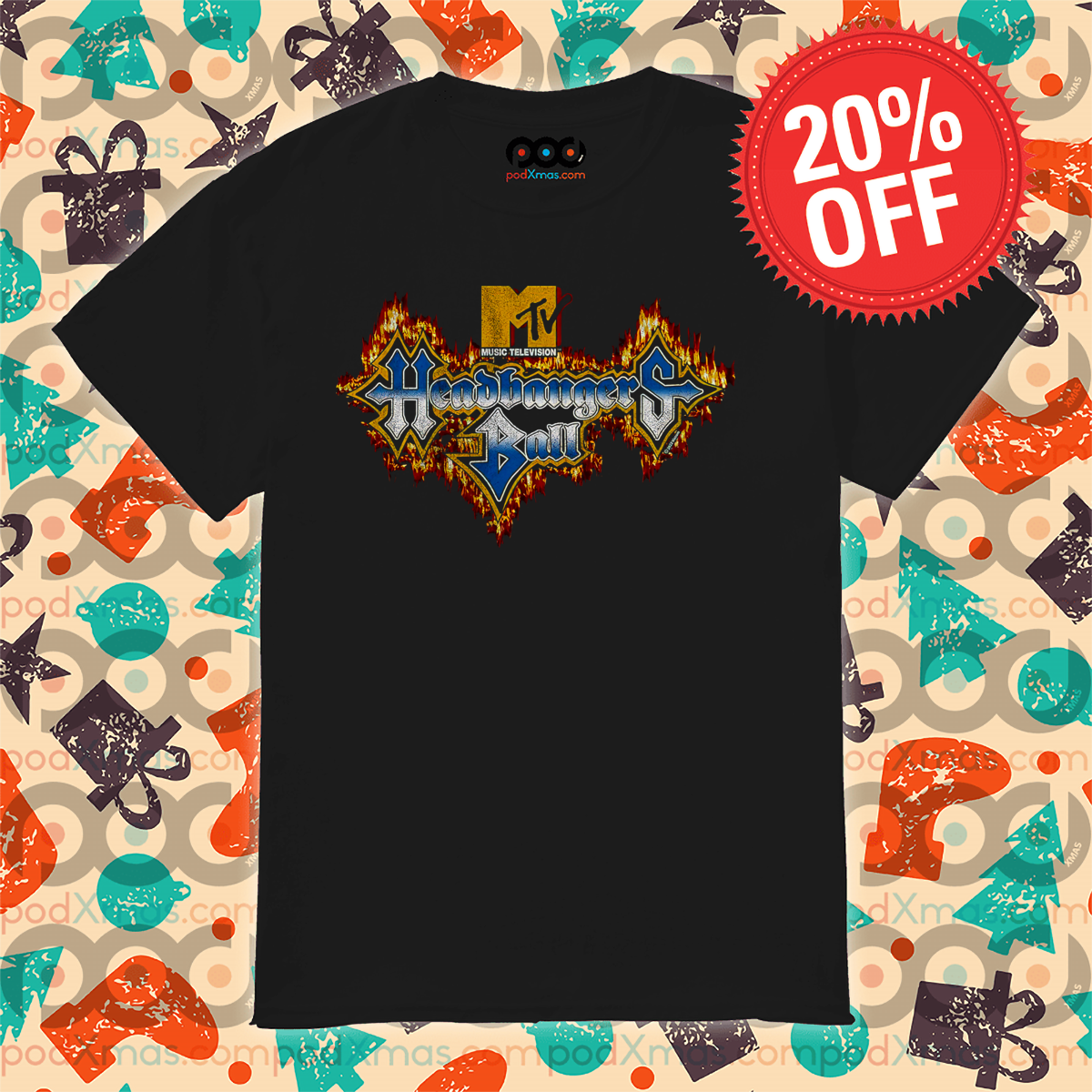 MTV 80s Music Television Headbangers Ball Vintage Shirt