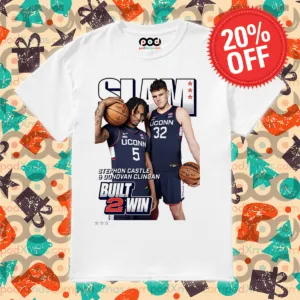 Slam Stephon Castle Donovan Clingan Built 2 Win 2024 Shirt