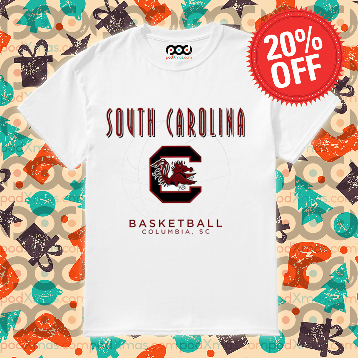 South Carolina Gamecocks Basketball Columbia 2024 Shirt