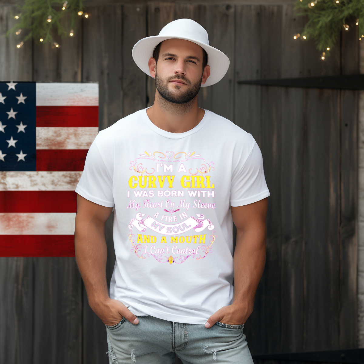 I Am A Curvy Girl I Was Born With My Heart On My Sleeve A Fire In My Soul Shirt