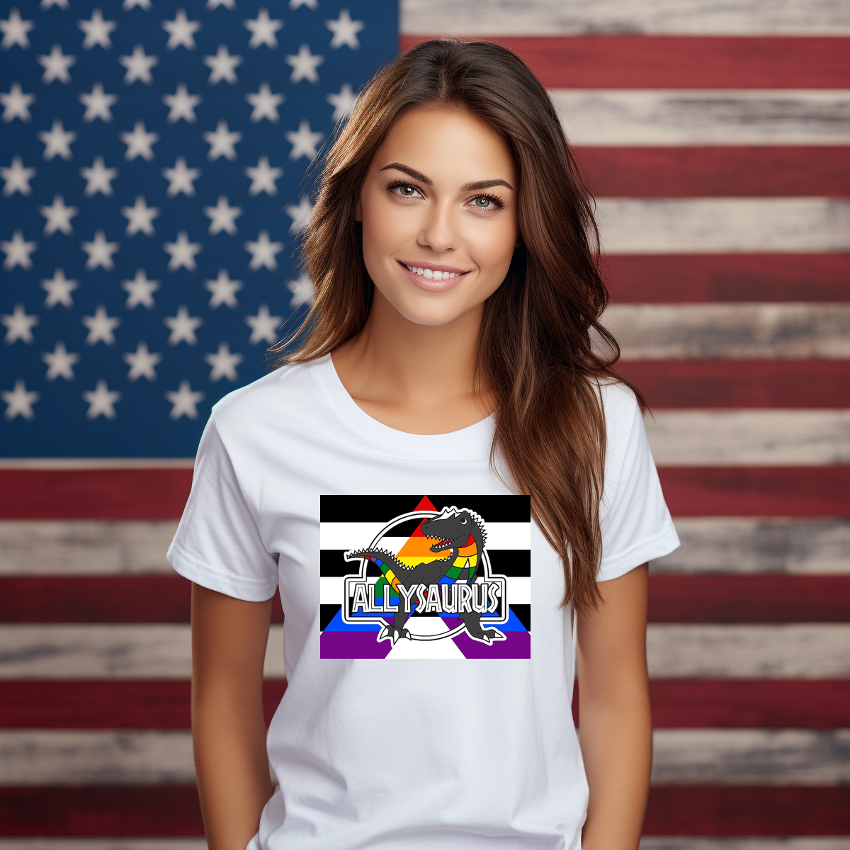 LGBTQ Dinosaur Allysaurus 2024 Shirt