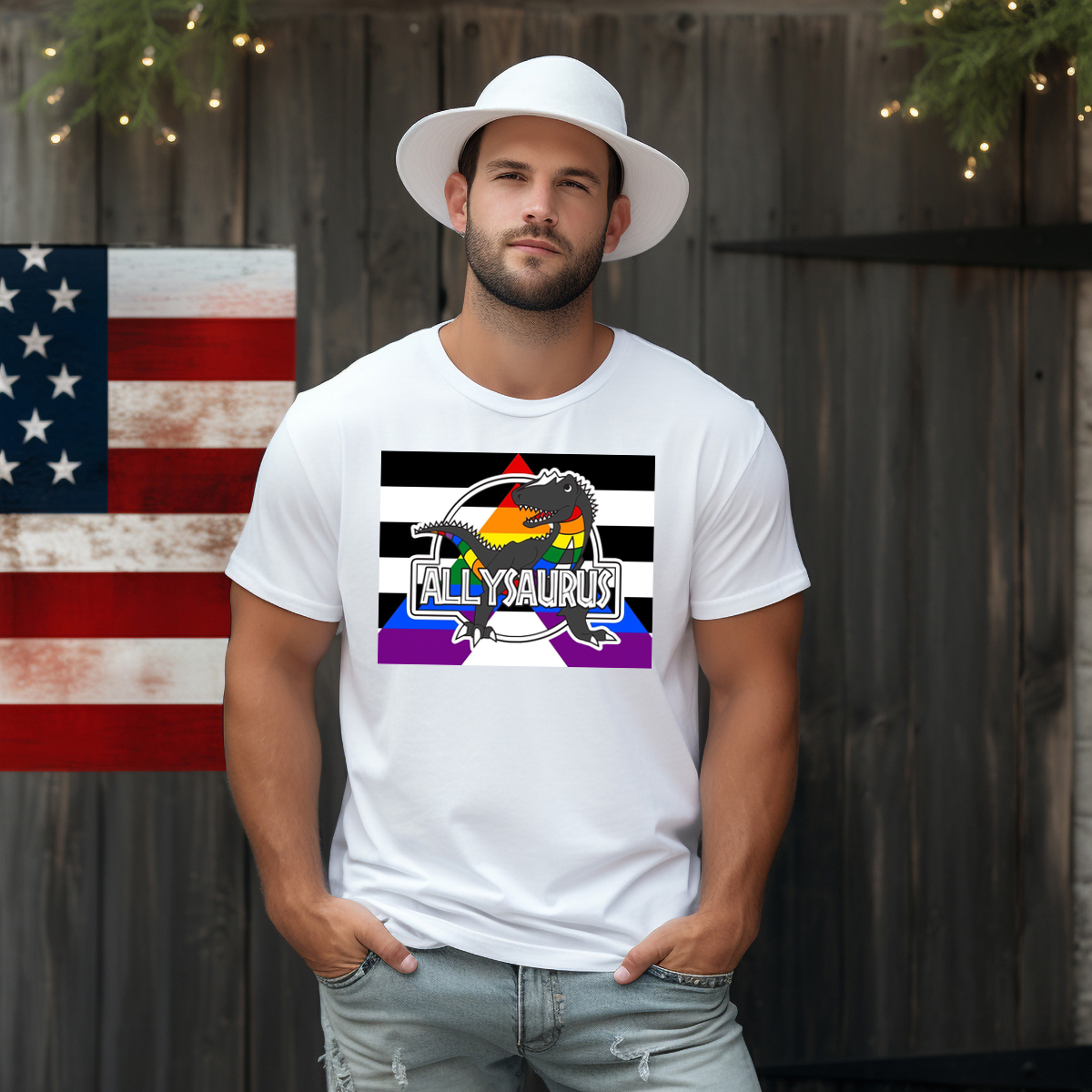 LGBTQ Dinosaur Allysaurus 2024 Shirt