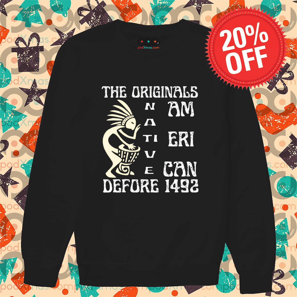 Native The Originals American Defore 1492 Vintage Shirt