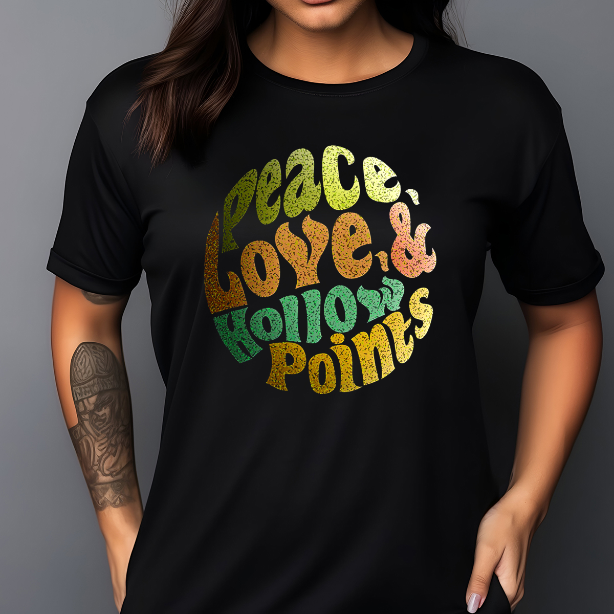 Peace Love Hollow Points Vintage Shirt
