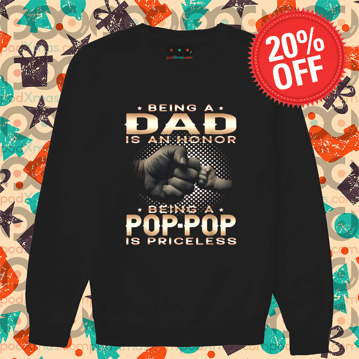 Being A Dad Is An Honor Being A Pop-pop Is Priceless Shirt
