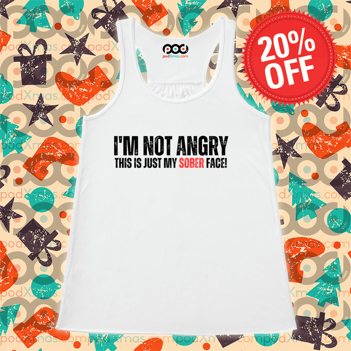 I Am Not Angry This Is Just My Sober Face 2024 Shirt
